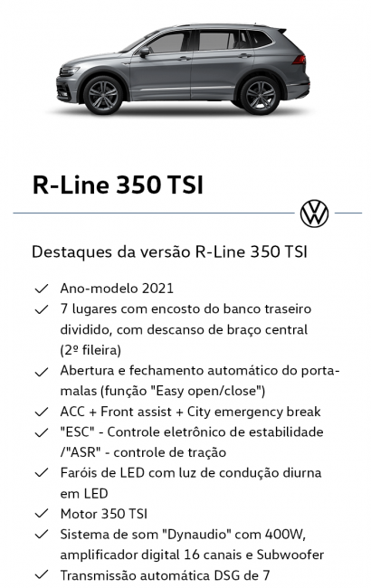 Tiguan R-Line 350 TSI